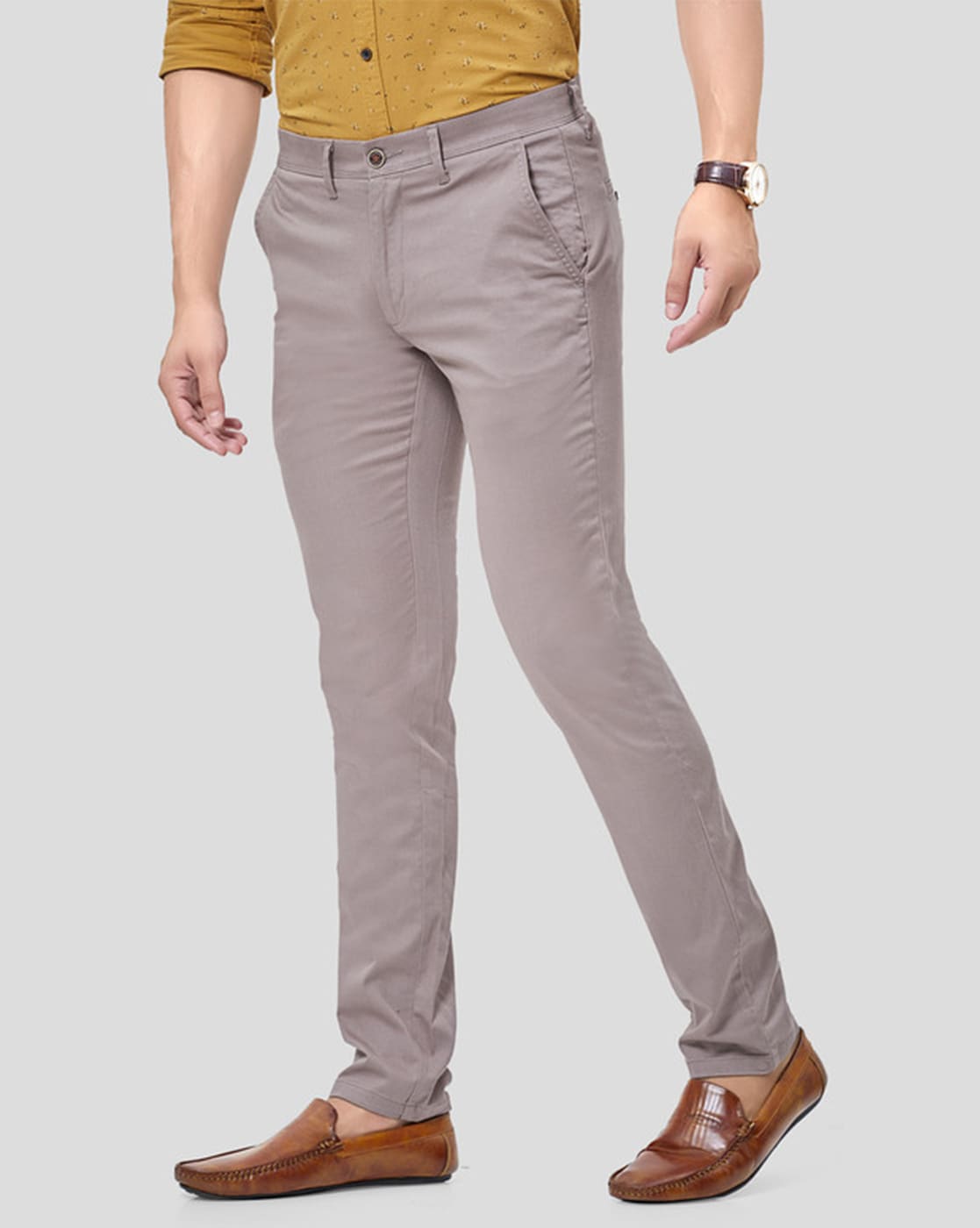 Buy online Blue Cotton Pleated Formal Trouser from Bottom Wear for Men by  Oxemberg for ₹749 at 32% off | 2024 Limeroad.com