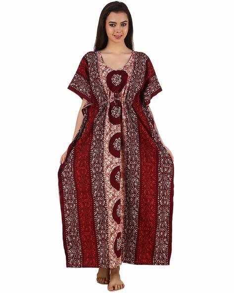 Women Satin Kaftan Style Long Gown Night Dress Nightwear at Rs 150/piece |  Satin Nightgowns in Noida | ID: 21528279291