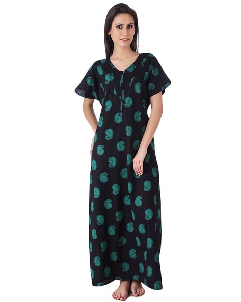 Masha Printed Night Gown