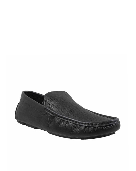 Mochi Men Black Casual Loafers