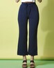Buy Navy Blue Trousers & Pants for Women by SELVIA Online