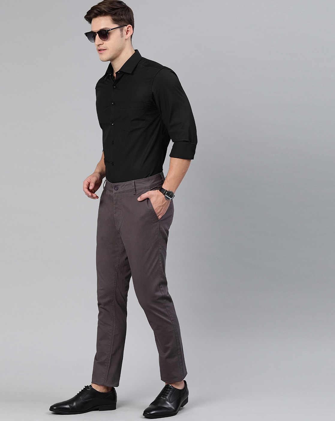 Buy Black Shirts for Men by iVOC Online | Ajio.com
