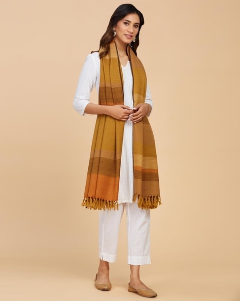 Shawl with Fringes Price in India