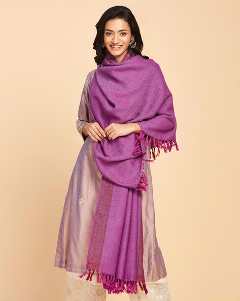 Shawl with Fringes Price in India