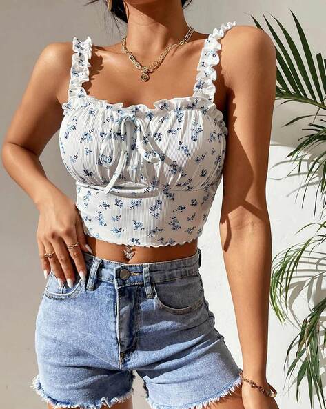 Buy Blue Tops for Women by DISRUPT Online