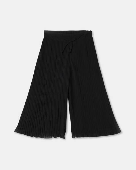 Pleated Palazzo Pants