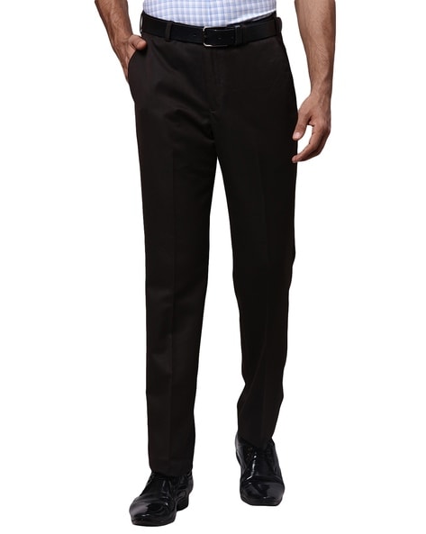 Park Avenue Formal Trousers  Buy Park Avenue Regular Fit Solid Grey  Trousers Online  Nykaa Fashion