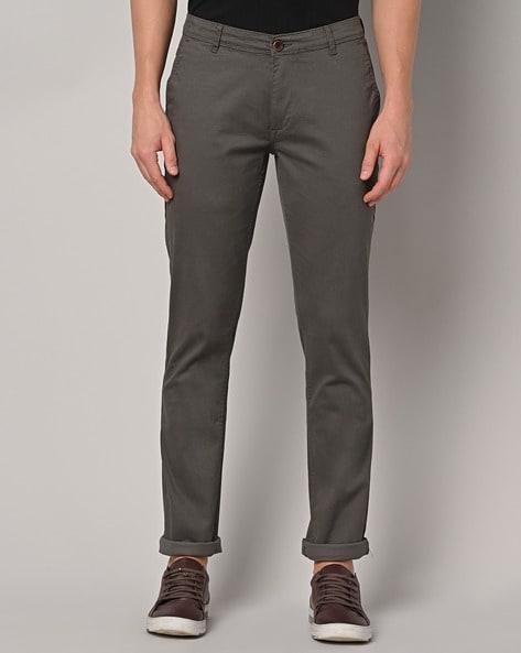 Dark Grey Chinos for Men