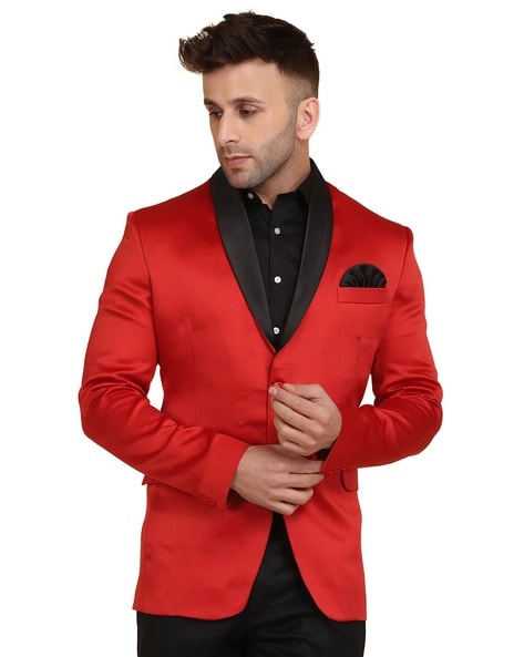 Black and red blazers sale