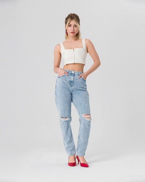 Triple D Cropped Shirt – mamaoutfitters