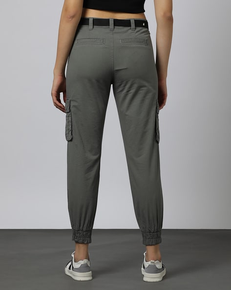 Buy Grey Trousers & Pants for Women by Outryt Online