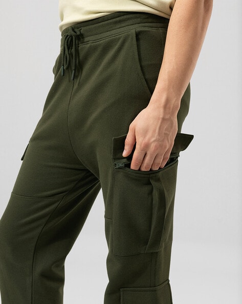 Buy Olive Trousers & Pants for Men by SNITCH Online