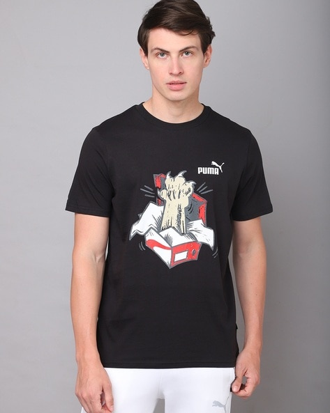 Buy Black Tshirts for Men by Puma Online Ajio