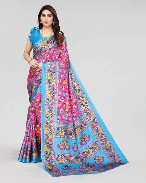 Buy Gold Sarees for Women by MIMI DESIGN Online | Ajio.com