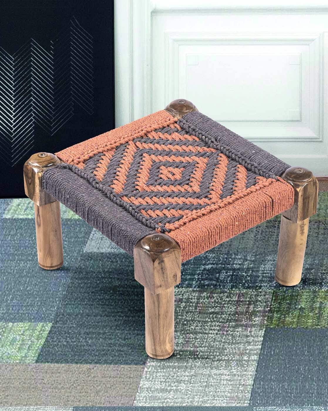 Step Stool Wooden Stool Pepperfry Buy IKIRIYA Riaza Sheesham Wood