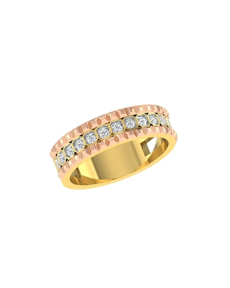 Yellow Gold Diamond Half Eternity Wedding Band - Polished 3mm – Marke Fine  Jewelry