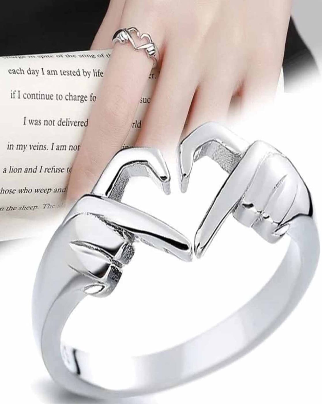 Stainless Steel Couple Ring Jewelry Wedding Rings Men Women - Temu