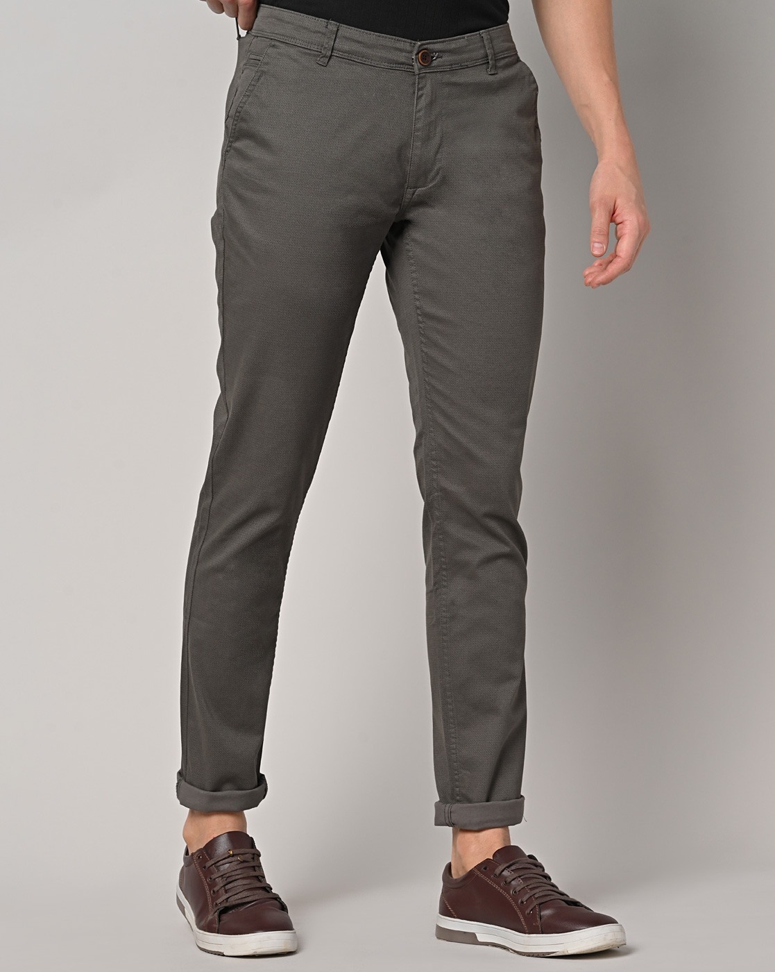 Dark grey classic matty trousers  FormalsExecutive  Trousers  CORPORATE