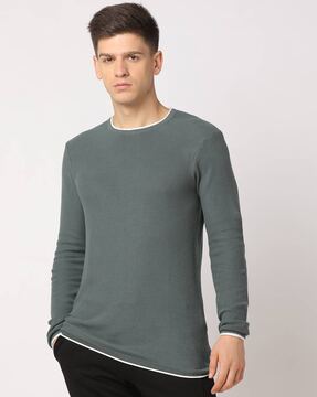 Riza Garments Full Sleeve Solid Men Sweatshirt - Buy Riza Garments Full  Sleeve Solid Men Sweatshirt Online at Best Prices in India
