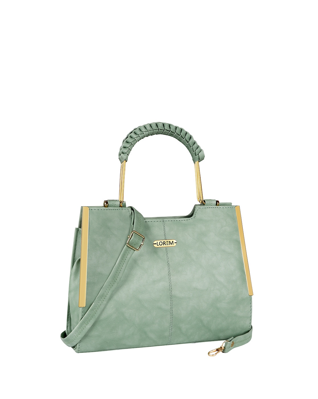 Khaki oversized ring 2025 front slouch bag