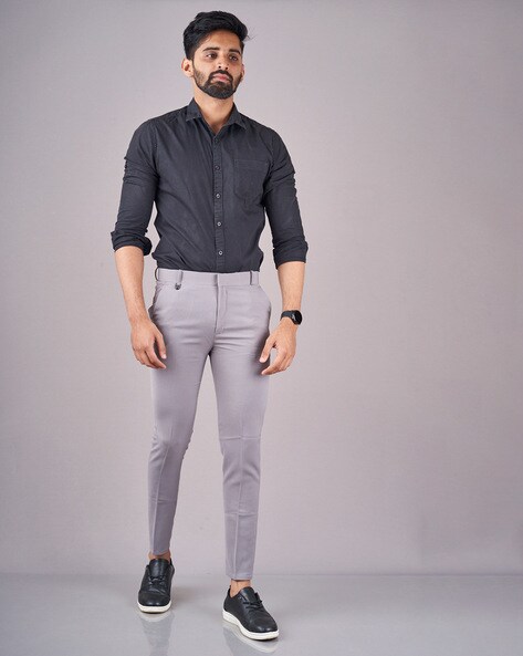 Men's Guide to Matching Pant Shirt Color Combination - LooksGud.com |  Camisa formal, Calça azul, Roupa casual masculina