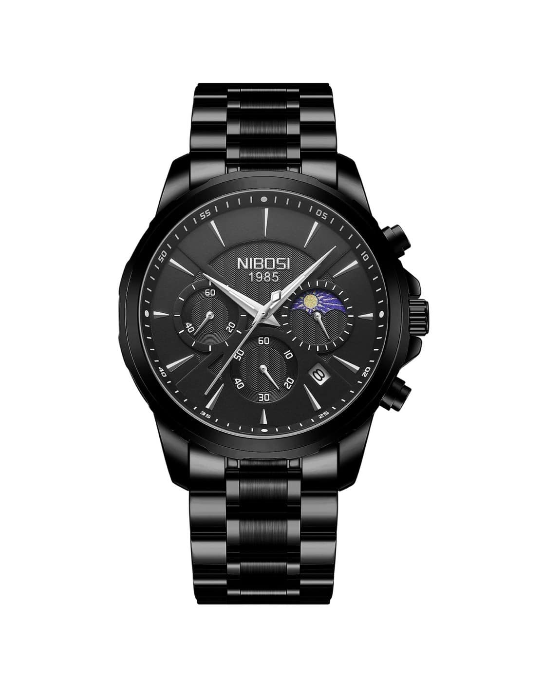 Buy Black Watches for Men by NIBOSI Online