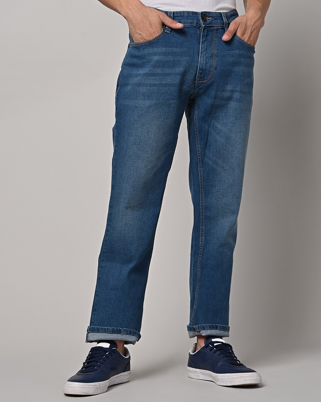 Pepe jeans comfort fit best sale regular waist straight leg