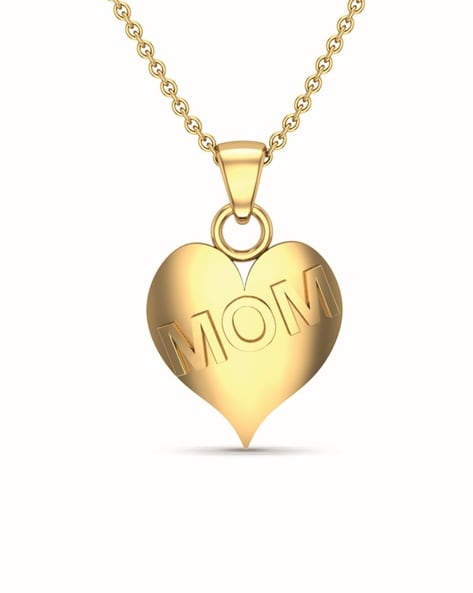 Diamond Heart Necklace 1 ct tw Round 14K Yellow Gold | Jared