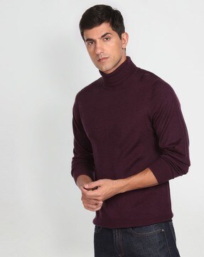 Buy Burgundy Sweaters Cardigans for Men by Arrow Sports Online