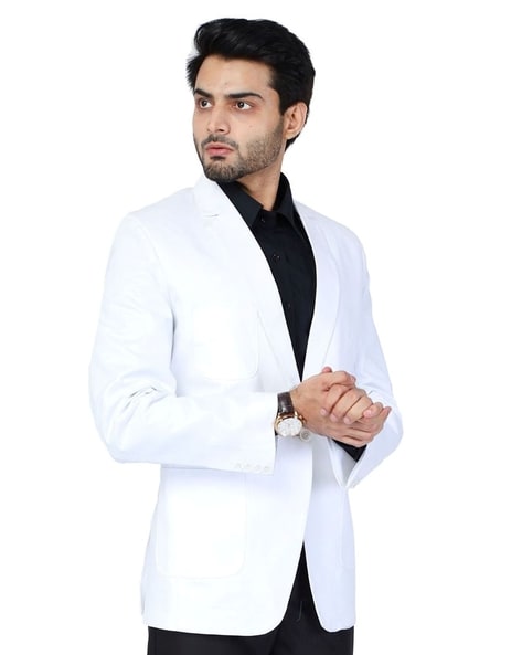 White on sale blazer online