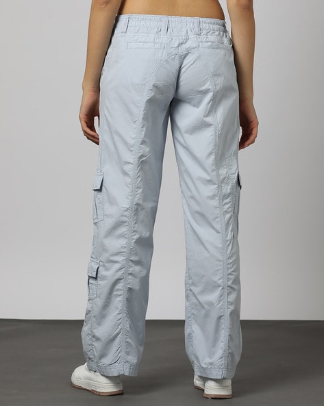 Flared cargo pants - Women