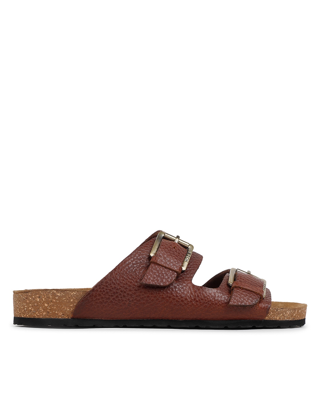 Birkenstock | Habana Brown Natural Leather Arizona Sandals – Baltzar