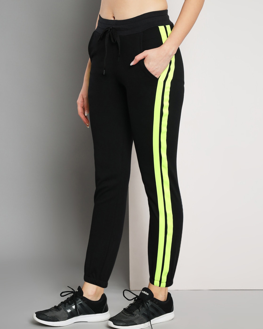 Buy Black Track Pants for Women by Q - RIOUS Online