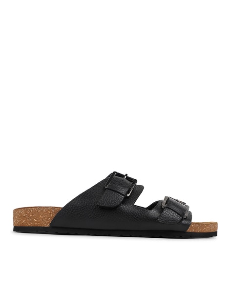 Buy Black Sandals for Men by EZOK Online Ajio