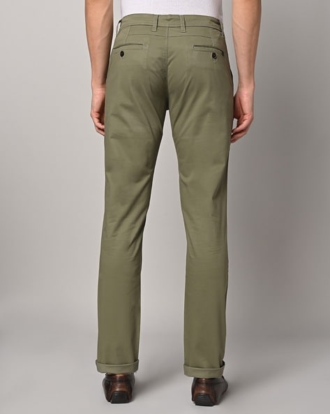 Buy Olive Trousers & Pants for Men by SIN Online