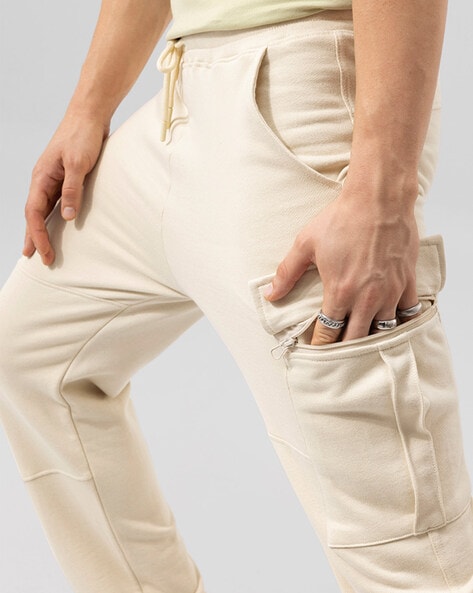 Buy Slim Fit Cargo Pants with Drawstring Waist Online at Best Prices in  India - JioMart.