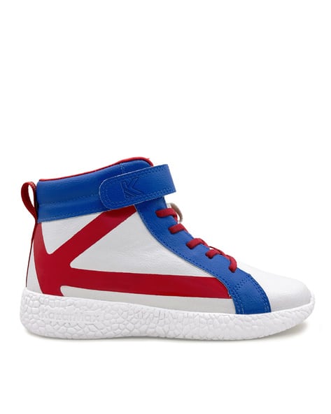 Kids Round-Toe Sneakers with Velcro Fastening