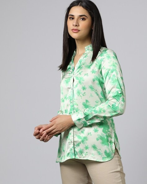 Buy Green Shirts for Women by Outryt Online