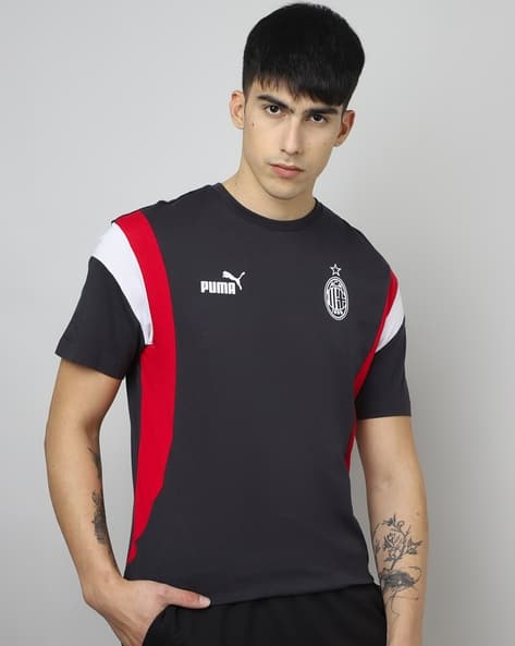 Regular Fit Milan Football Archive Crew-Neck T-Shirt