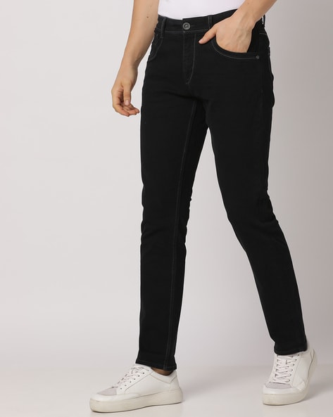 Mid-Rise Slim Fit Jeans