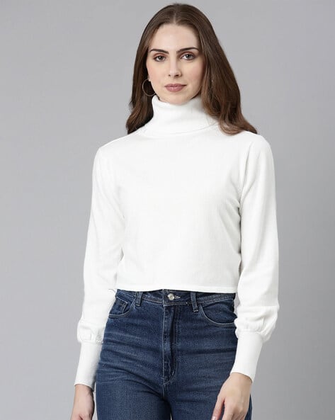 Buy White Tops for Women by SHOWOFF Online - Main Image