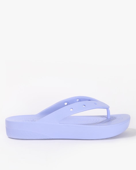 Buy Blue Flip Flop & Slippers for Women by CROCS Online | Ajio.com