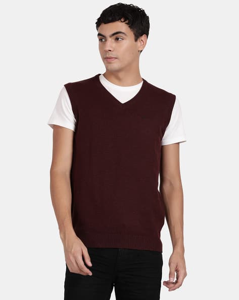 Buy Vineyard melange Sweaters Cardigans for Men by T-Base Online