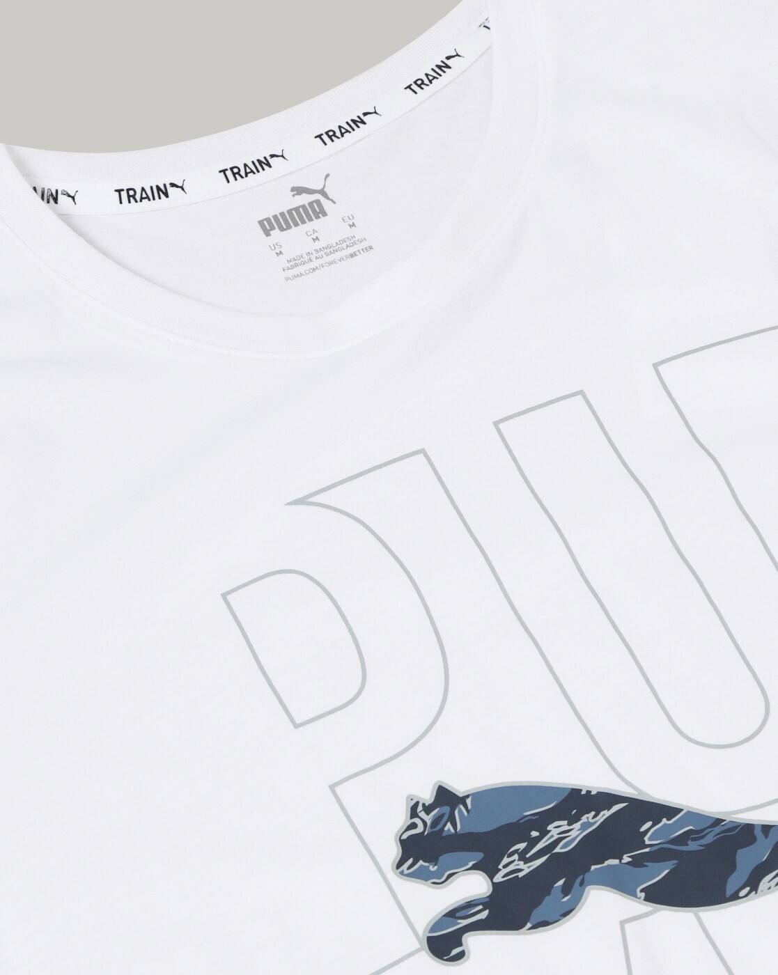 In Bangladesh Puma White Tee Shirts Outlet Women Puma White O Neck