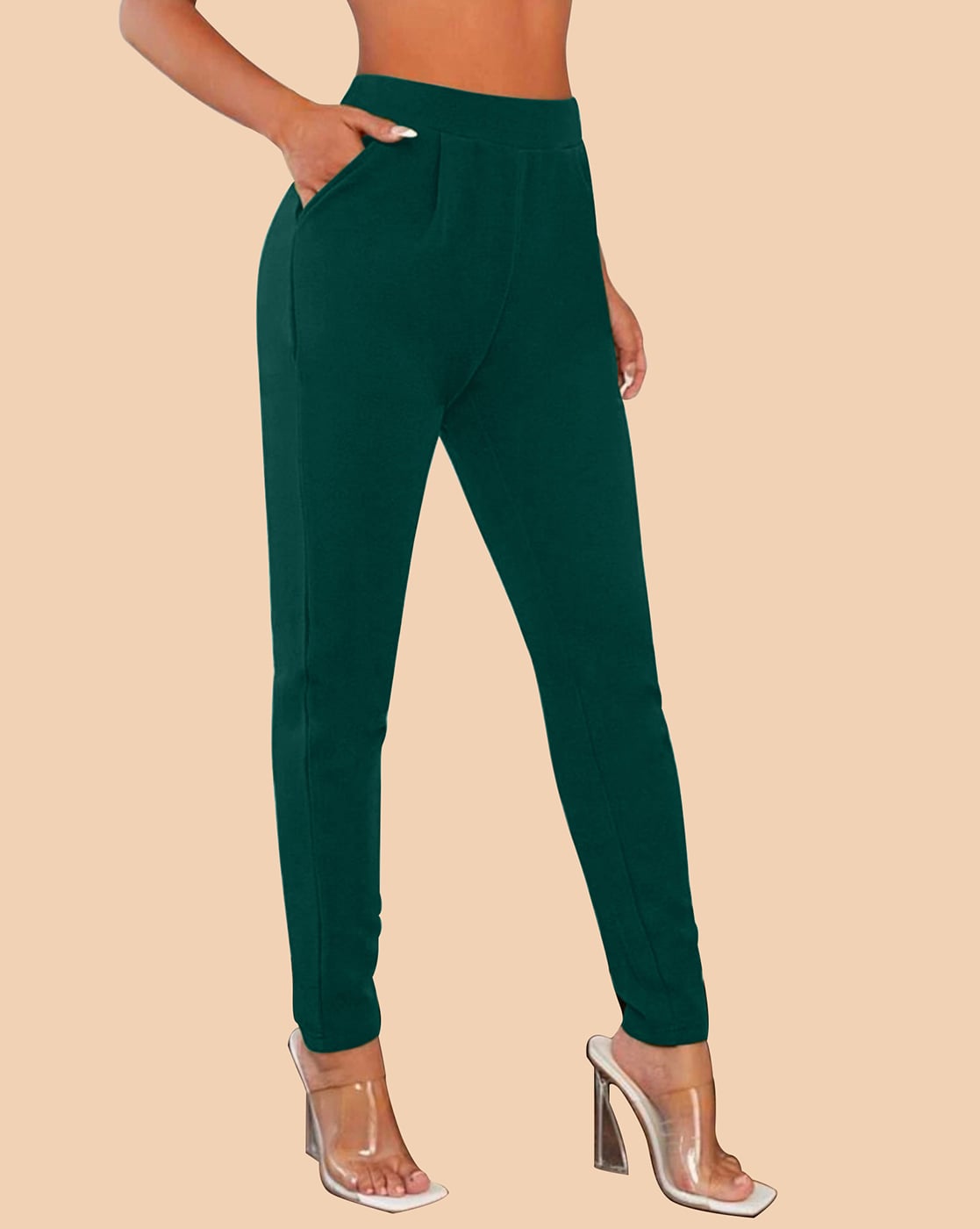 Army Green Cargo Pants With Pockets For Women Vintage Streetwear Straight High  Waist Denim Ladies Cargo Trousers Primark From Kua01, $26.78 | DHgate.Com