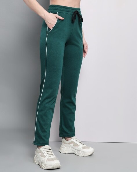 Buy Black Track Pants for Men by FITKIN Online | Ajio.com