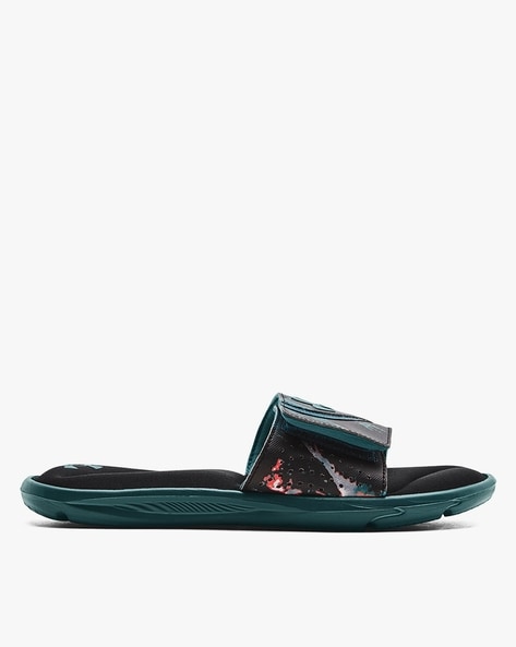 Buy Black Sandals for Men by Under Armour Online Ajio