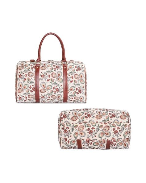 Floral print weekend bag hot sale