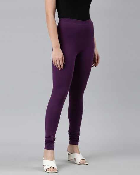 Purple Yoga Cut Leggings – CALI Leggings