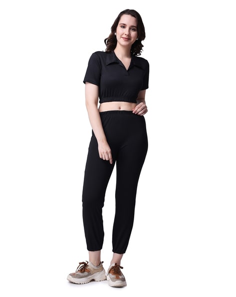 High-Waisted Plus-Size Cropped Leggings 2-Pack